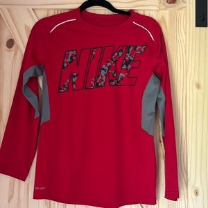 Nike long sleeve dri- fit tee